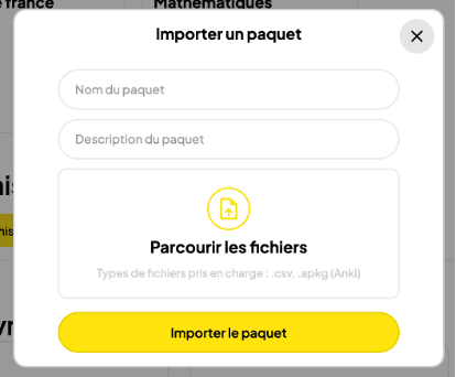 Leitlearn Importation de paquets